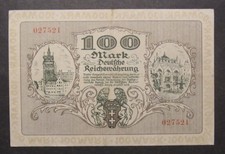 100 Mark 31.10.1922 Danzig. SEHR SELTEN !