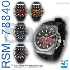 SAMI Premium Men's Digital LCD Watch Resin Strap Sport Quartz 30m Water