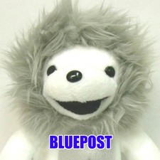 Grateful Dead Bean Bear White Lightning Plush Toy Doll Japan jp