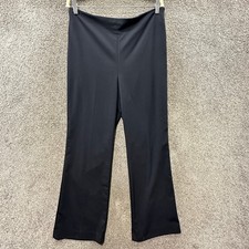 Talbots Trouser Pants Women 12 Black Bootcut Hollywood Fit Career Office Slacks