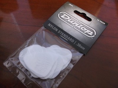 Dunlop Standard Nylon Picks (12) - CHOOSE THICKNESS