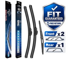 For Suzuki Vitara 2015-2024 Front Rear Windscreen Wiper Blades x3 24"16"10"