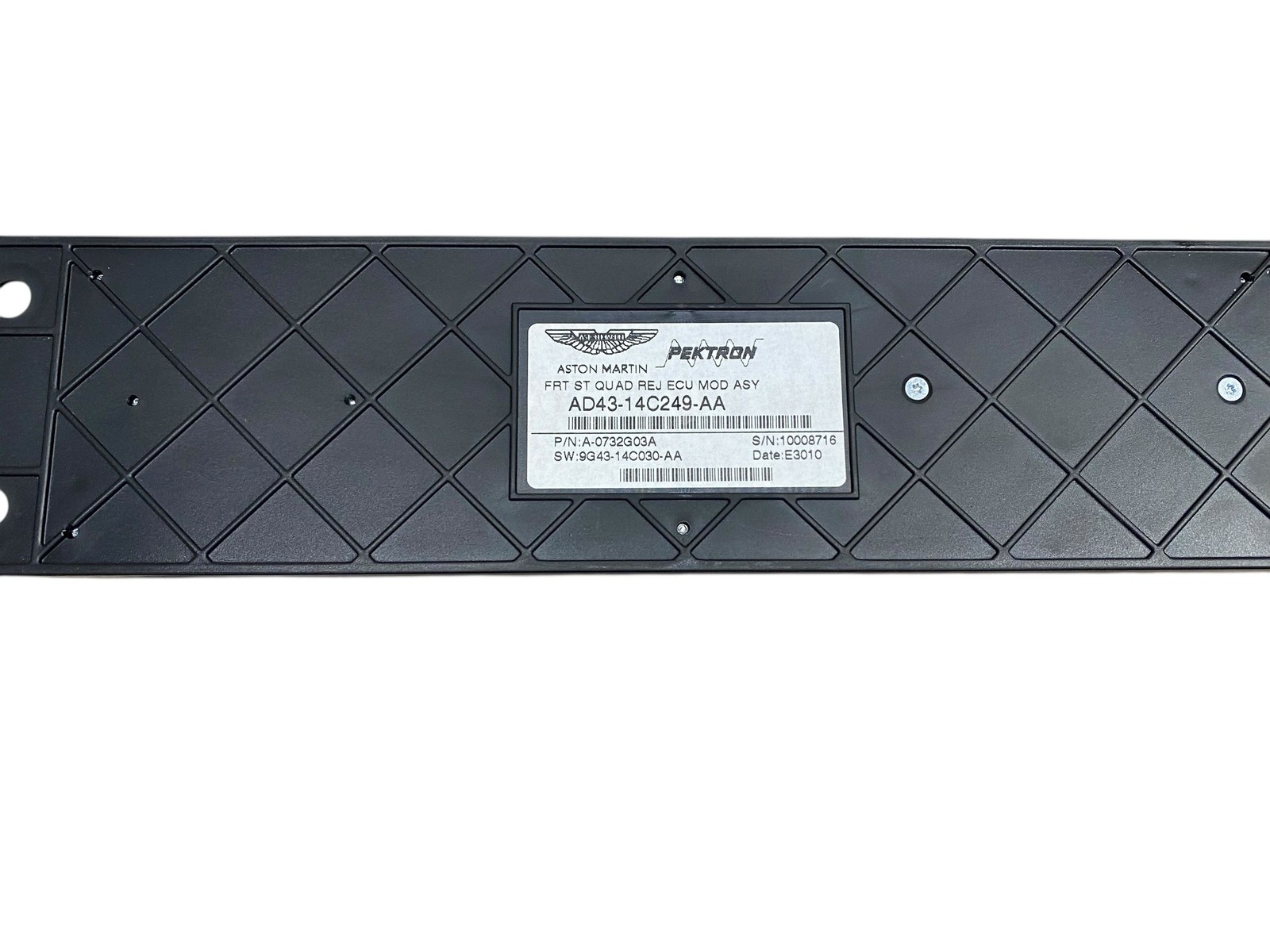 2011 Aston Martin Rapide Front Right Passenger Seat Control Module AD4314C249AA