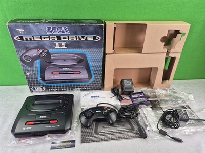 Sega Mega Drive 2 II 16 Bit schwarz + Sega  Controller + OVP Originalverpackung