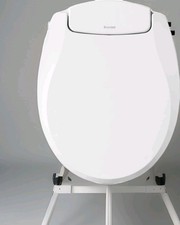 Brondell Ecoseat S101 Non Electric Bidet Toilet Seat Elongated White Dual Nozzle