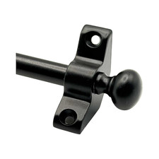 Set of 13 | Stair Carpet Rods | Round Finial - Wrought Iron | Runners Up to 70cm