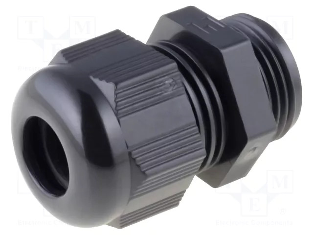 2 pcs HELU HT-PG21-RAL9005 Cable gland