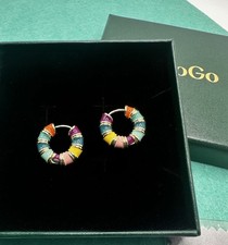 colorful hoop earrings