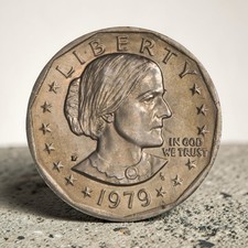 1979-P $1 Susan B Anthony Dollar Toned USA BB005
