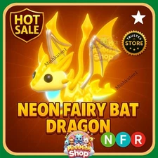 🌟N3on Fairy Bat Dragon (NFR) – Rare Legendary Pet | ADT.M Pet Fast Delivery