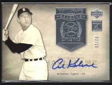 Al Kaline 2005 Upper Deck Hall of Fame Seasons Silver Auto /15 B #HFS-AK1