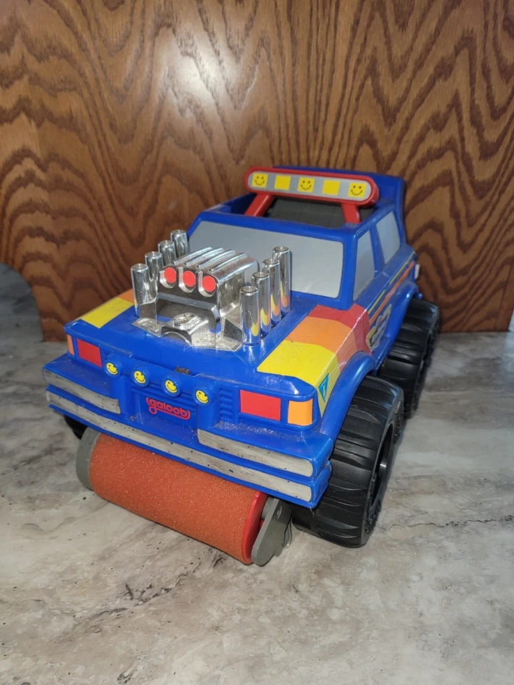 Vintage 1991 Galoob Micro Machines GTX2 Micro Muncher Truck 90s Toy Pickup Blue - Image 2 of 4