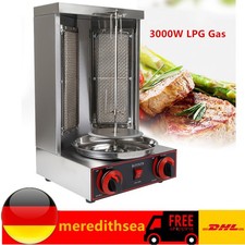 Dönergrill LPG Kebap Grill Gyrosgrill Tischgrill Gas Grill Döner Edelstahl 3KW🔥