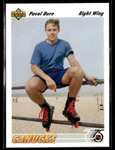 1991-92 Upper Deck #54 Pavel Bure Hockey Card 0501P