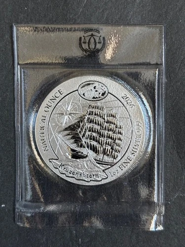 2026 Rwanda Kruzenshtern 50 Franc 1oz Silver Nautical  Bullion Coin