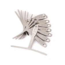 StewMac Understring Radius Gauge Tool, Set of 9, Standard Width for Guitar Setup