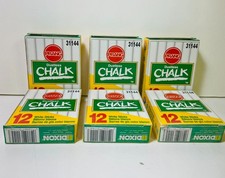 Prang Dustless Hygieia White Chalk 12 Boxes 72 Sticks New Teacher Professor