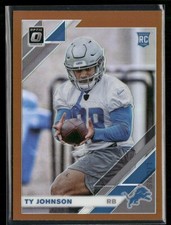 2019 Donruss Optic Bronze Ty Johnson RC #145 Detroit Lions