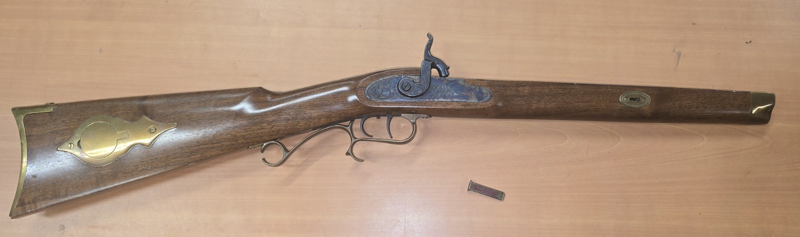 Thompson Center Hawken Wood 45 Cal complete stock with all hardware 15/16 #10