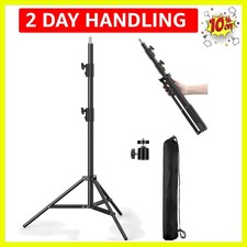 Photography Light Stand, 110"/9.2ft/280cm Portable Reverse Folding Tripod wit...