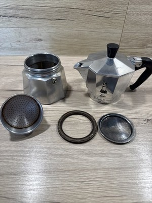Bialetti Moka Express 3 Tassen Perkolator - Silber