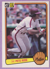 1983 Donruss #42 Pete Rose Philadelphia Phillies