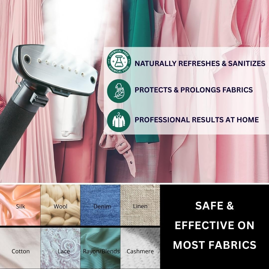 Limited Edition Professional Series Dual Bar Garment Steamer with Foot Pedals, S