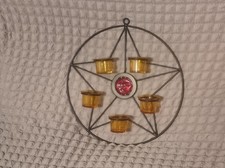 Wanddeko Kerzenständer Teelichthalter für 5 Teelichter Ø 38cm