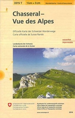 Chasseral - Vue des Alpes: 2021 SHEET MAP FOLDED 9783302333151