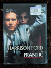 Frantic DVD 1998 Harrison Ford, Roman Polanski Thriller Mystery Film