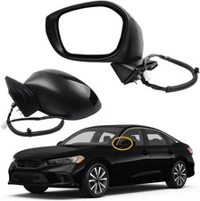 Driver Left Side Mirror Compatible with 2022-2025 Honda Civic with Power Glass,