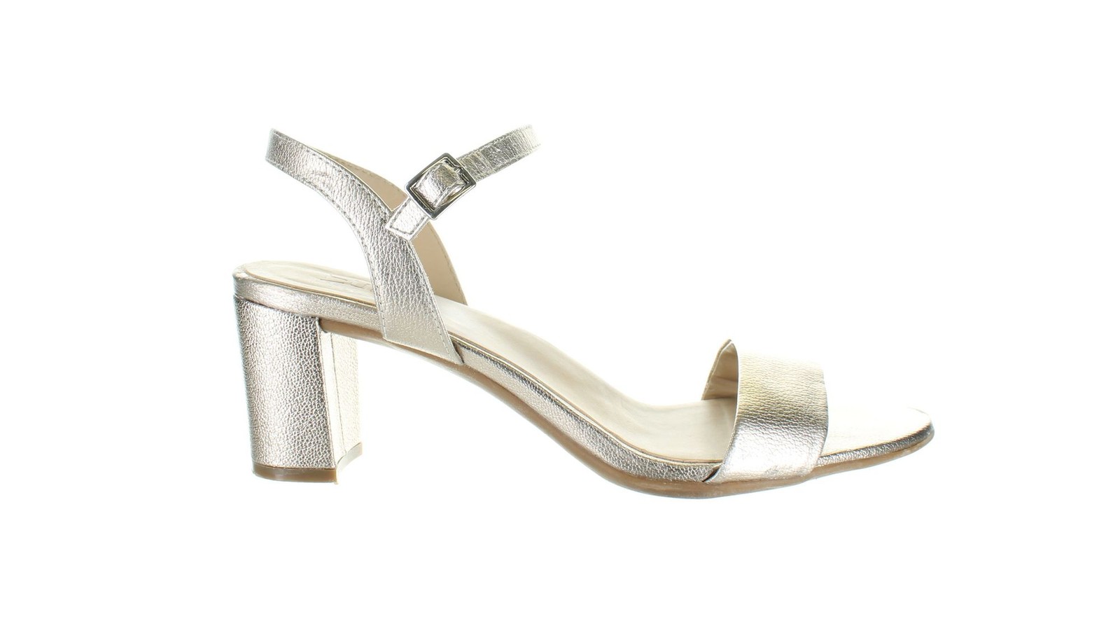 Naturalizer Womens Bristol Gold Ankle Strap Heels Size 9 (7820858)