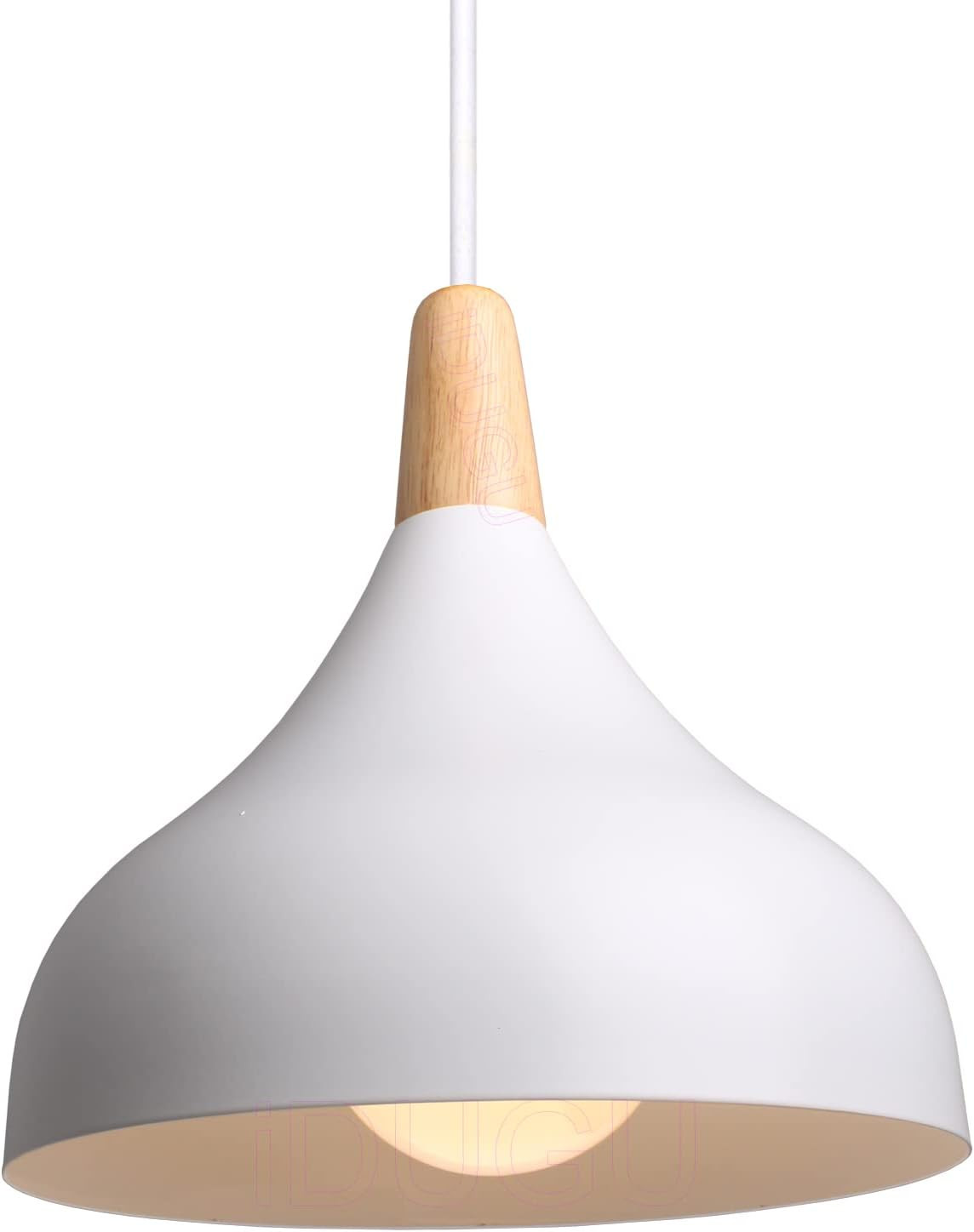 Lampadario Sospensione Legno Metallo Moderno: Illuminazione LED Design