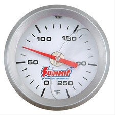 Two -2 Summit Mechanical Water Temperature Gauge 2 Dia White Face 350120