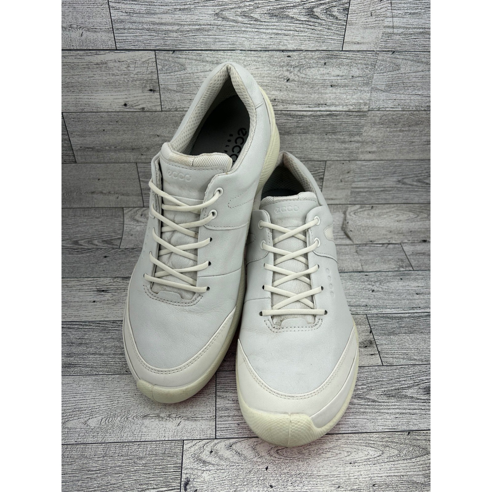Ecco Golf S-Three White Leather Spikeless Shoes Women Sz 9-9.5 10058350874