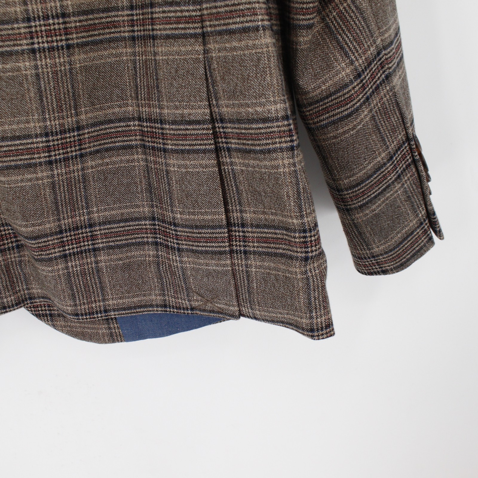 NWT Scotch soda Sport coat Mens medium unstructured half lined lightweight plaid