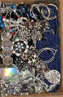 Costume Jewelry Lot ALL WEARABLE 7+lbs. Vintage-Mod Treasure Hunt #137