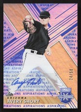 2019 Panini Elite Extra Edition Avery Short Auto Aspirations Blue #/50 #177