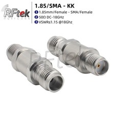 1.85mm To SMA Female DC-18G Precision RF MicroWave Adapter MMwave Test Connector