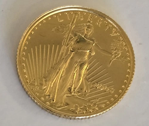 2006 - 1/10th Gold Eagle $5.00 FINE GOLD Liberty .999 US MINT USA Fine Gold