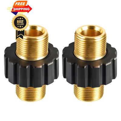 #ad Twinkle Star Pressure Washer Hose Adapter M22 Metric Male 14mm 2 Sets $24.98