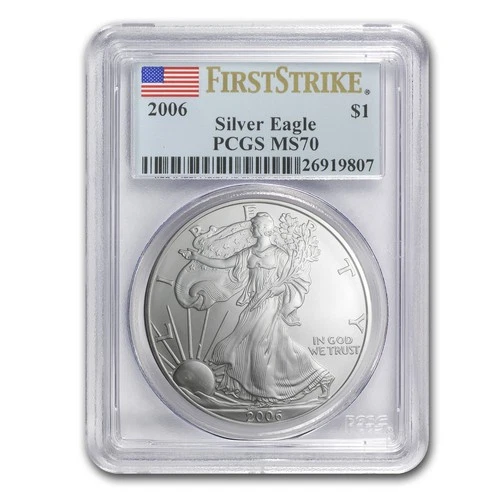 2006 American Silver Eagle MS-70 PCGS (1st Strike)