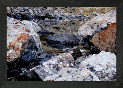 Alaska Alpine Framed Wall Art Poster Canvas Print Picture