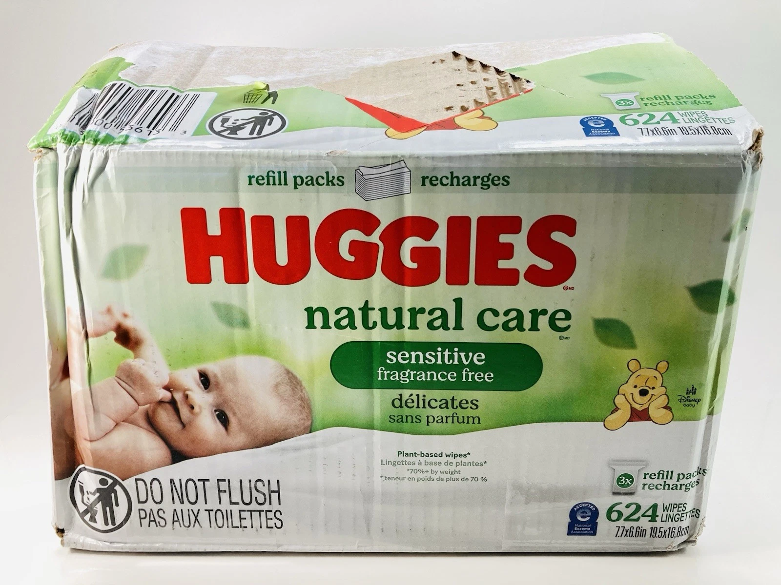 Huggies Natural Care Sensitive Baby Wipes 624 Count Fragrance Free Refill Packs
Opens in a new windo