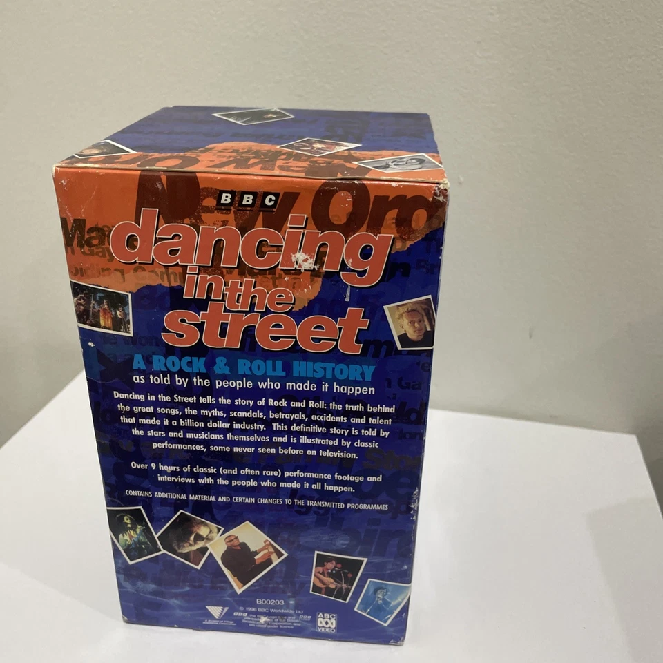 Dancing in the Street BBC TV Series 4 VHS Video Box Set Bob Marley Elvis Presley - Image 2 of 4