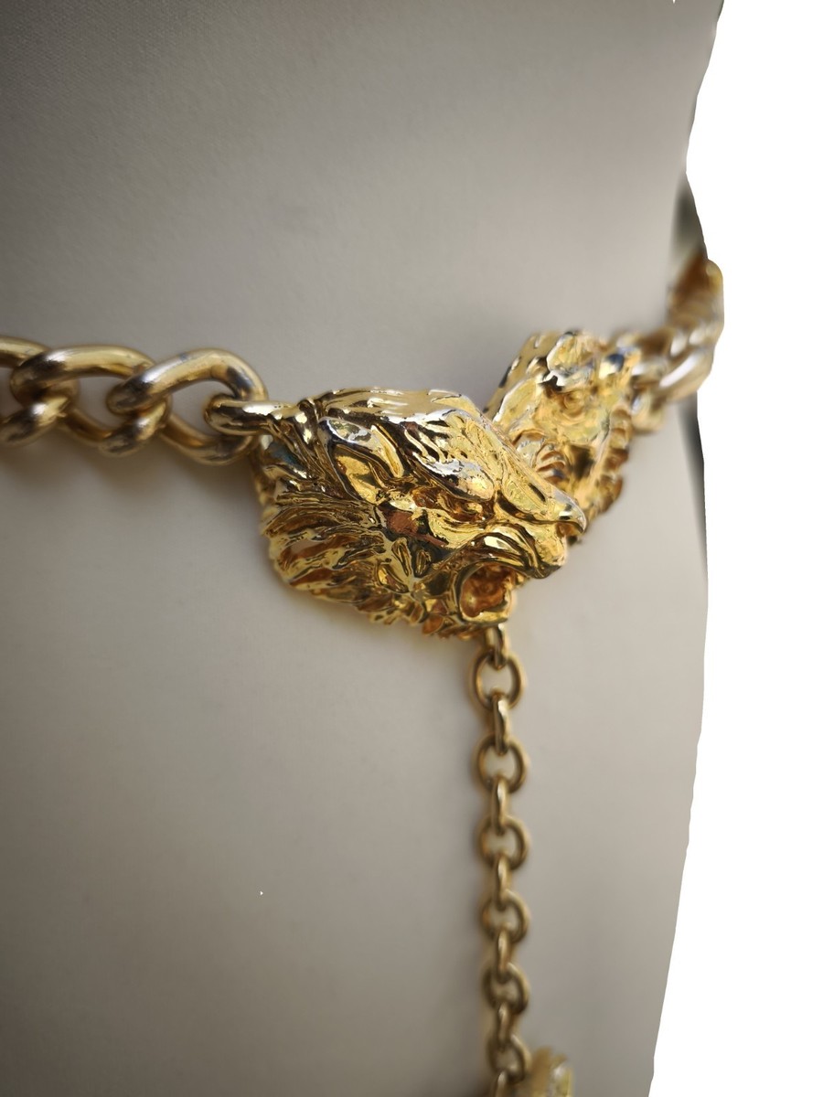 GIANNI VERSACE vintage runway belt 1992 golden | eBay