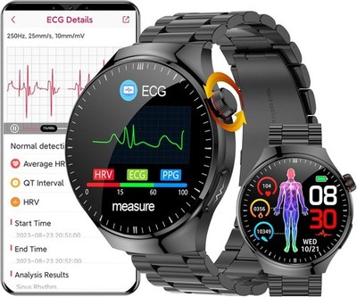 ECG PPG Bluetooth Smart Watch Men Women SpO2 Health Monitor Sleep