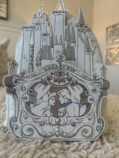 Disney Loungefly Cinderella Castle Mini Backp...