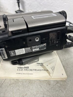 Sony Handycam Vision CCD-TRV43 Hi8 Camcorder 330x Zoom Nightshot