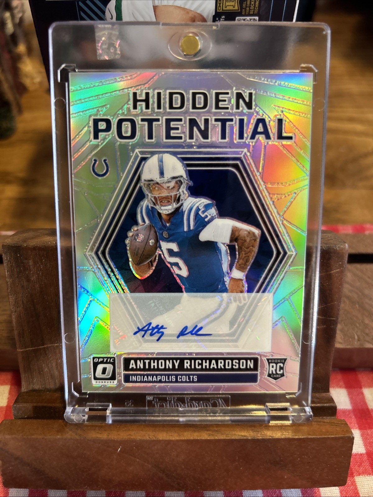 2023 Panini Donruss Optic Hidden Potential Anthony Richardson #HP-AR Auto 09/25